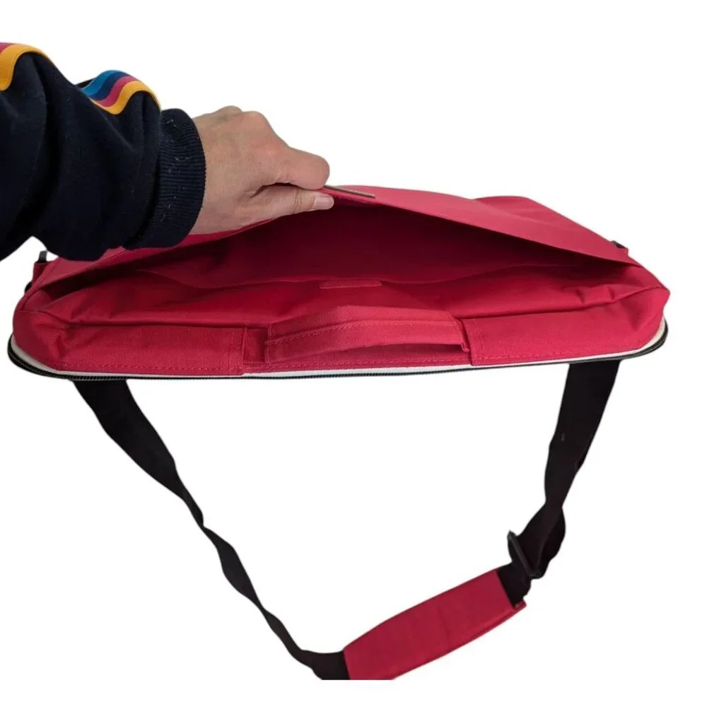 Golla Pink Floral Laptop Messenger Bag With Adjustable Strap 15